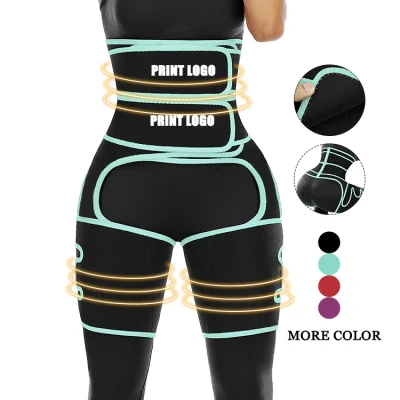 Nouvelle annonce taille Compression néoprène sueur brûlant les graisses cuisse taille rehausseur bout à bout cuisse corps Shaper