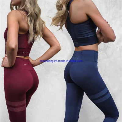 Pantalon de yoga de leggings de femmes de sport personnalisé de remise en forme de gymnase sexy